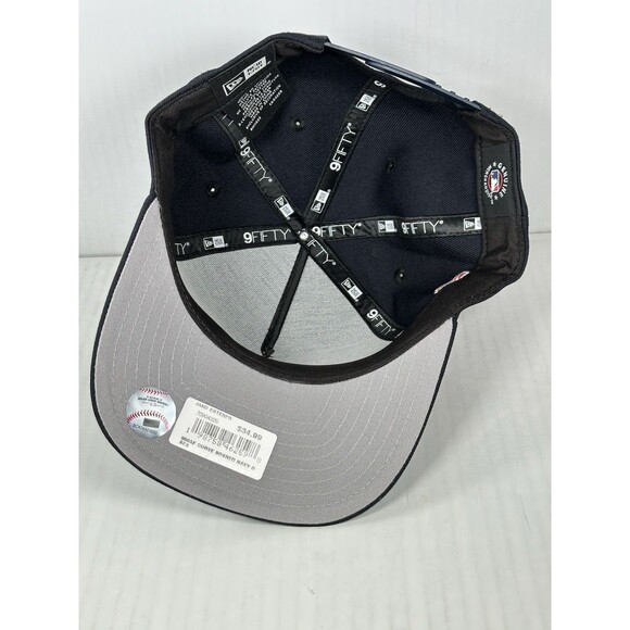 New Era Boston Red Sox 9FIFTY A-Frame Upside Down Snapback Hat Navy/Red NWT - Picture 5 of 5